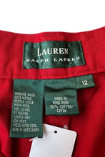 画像をギャラリービューアに読み込む, COTTON SHORT PANTS / RED [SIZE: 12 USED]

