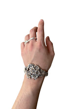 画像をギャラリービューアに読み込む, STERLING SILVER FLOWER BANGLE / SILVER [SIZE: ONE SIZE USED]
