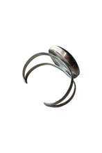画像をギャラリービューアに読み込む, MADE IN MEXICO 925 SILVER BANGLE W/MALACHITE / SILVER [SIZE: ONE SIZE USED]
