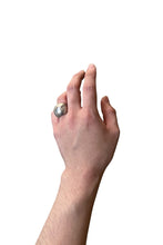 画像をギャラリービューアに読み込む, 925 SILVER RING / SILVER  [SIZE: 14号相当 USED]
