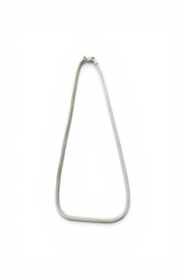 MADE IN ITALY 925 SILVER NECKLACE / SILVER [SIZE: ONE SIZE USED]