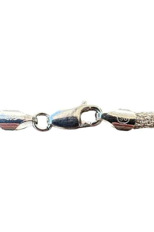 MADE IN ITALY 925 SILVER NECKLACE / SILVER [SIZE: ONE SIZE USED]