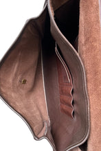Load image into Gallery viewer, MADE IN USA 80'S LEATHER SHOULDER BAG / BROWN [SIZE: ONE SIZE USED]
