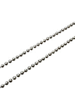 画像をギャラリービューアに読み込む, MADE IN ITALY 925 SILVER BALL CHAIN NECKLACE / SILVER [SIZE: ONE SIZE USED]
