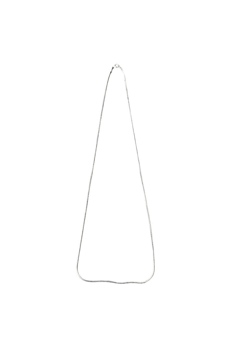 MADE IN ITALY 925 SILVER SNAKECHAIN NECKLACE / SILVER [SIZE: ONE SIZE USED]