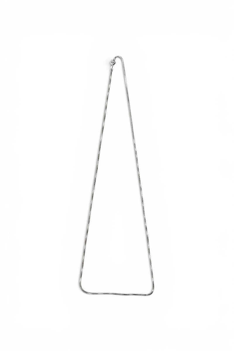 925 SILVER VENETIAN LINK NECKLACE / SILVER [SIZE: ONE SIZE USED]