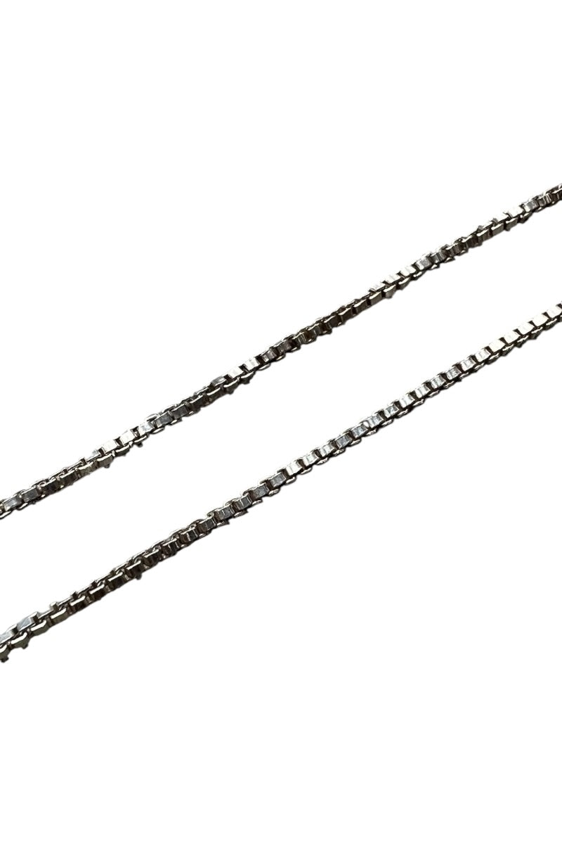 925 SILVER VENETIAN LINK NECKLACE / SILVER [SIZE: ONE SIZE USED]