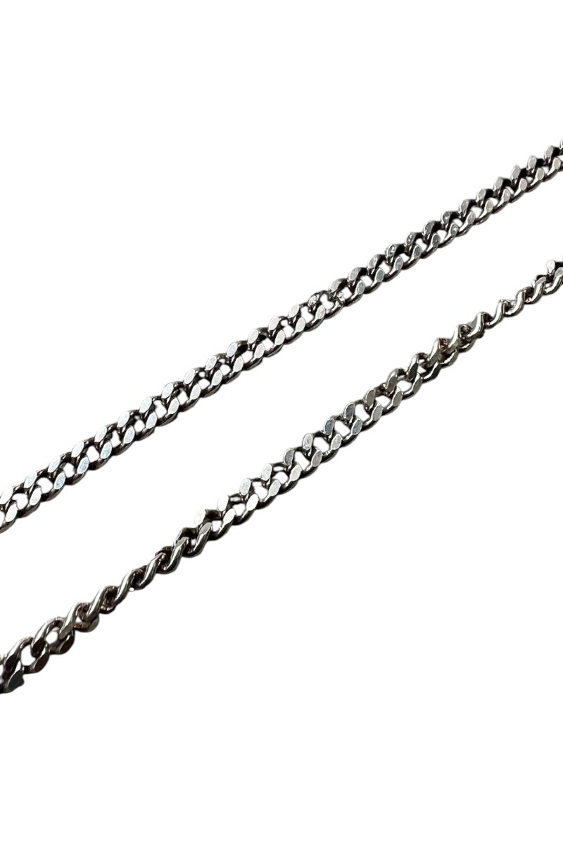 MADE IN ITALY 925 SILVER NECKLACE / SILVER [SIZE: ONE SIZE USED]