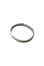 画像をギャラリービューアに読み込む, MADE IN MEXICO 925 SILVER BANGLE W/ONYX / SILVER [SIZE: ONE SIZE USED]
