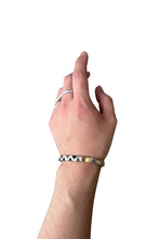 画像をギャラリービューアに読み込む, MADE IN MEXICO 925 SILVER BANGLE W/ONYX / SILVER [SIZE: ONE SIZE USED]
