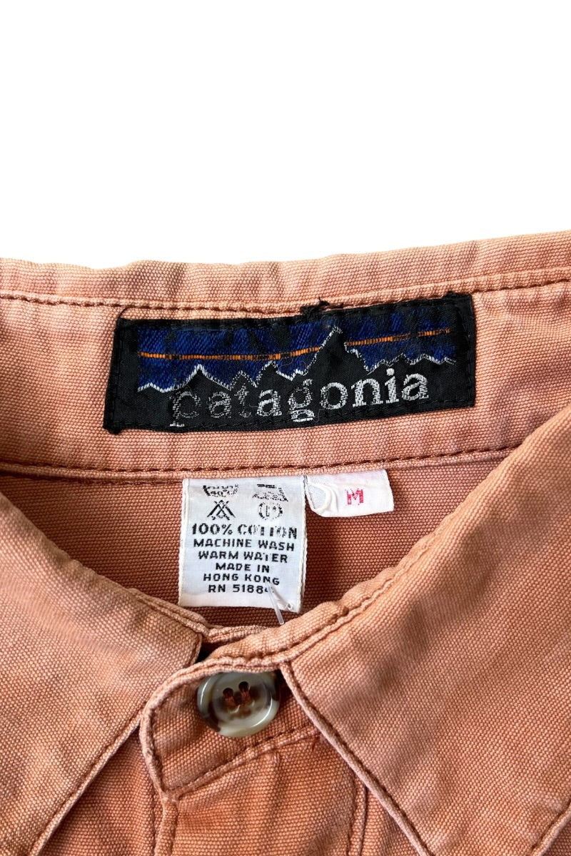 80'S WORK SHIRT FEDED ORANGE / ORANGE [SIZE: M USED]
