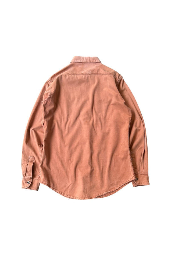 80'S WORK SHIRT FEDED ORANGE / ORANGE [SIZE: M USED]