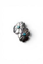 Load image into Gallery viewer, 925 SILVER EARRINGS W/TURQUOIS / SILVER [SIZE: ONE SIZE USED]
