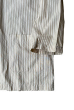 Load image into Gallery viewer, MADE IN JAPAN L/S STRIPE PAJAMA SHIRT / BEIGE [SIZE: L USED]
