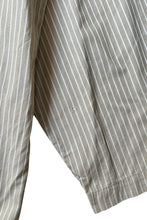 Load image into Gallery viewer, MADE IN JAPAN L/S STRIPE PAJAMA SHIRT / BEIGE [SIZE: L USED]
