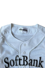 画像をギャラリービューアに読み込む, SOFTBANK HAWKS BASEBALL SHIRT / WHITE [SIZE: M USED]
