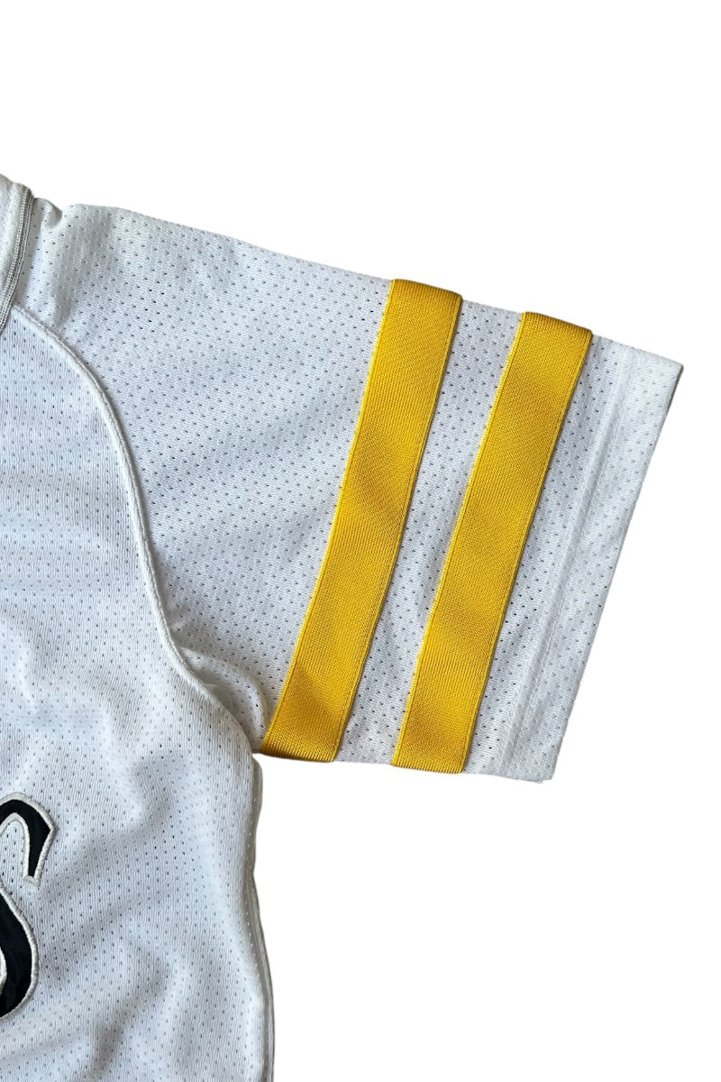 SOFTBANK HAWKS BASEBALL SHIRT / WHITE [SIZE: M USED]