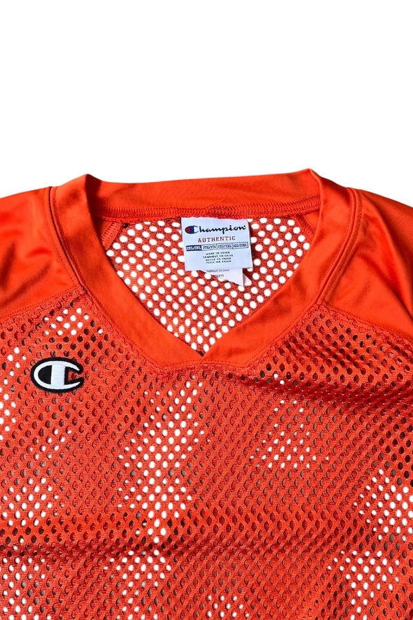AUTHENTIC MESH T-SHIRT / ORANGE [SIZE: 2XL USED]
