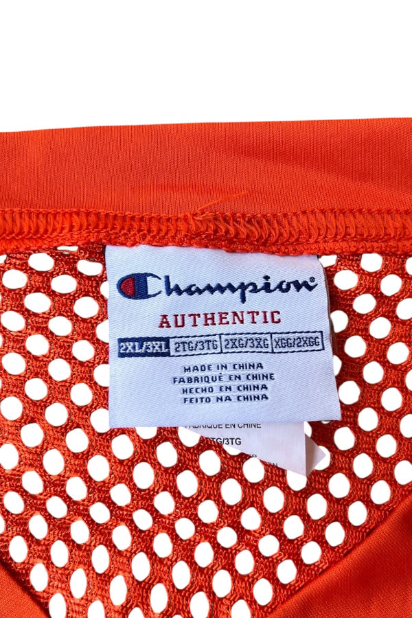 AUTHENTIC MESH T-SHIRT / ORANGE [SIZE: 2XL USED]