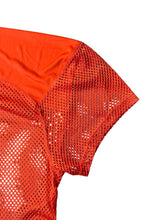 Load image into Gallery viewer, AUTHENTIC MESH T-SHIRT / ORANGE [SIZE: 2XL USED]
