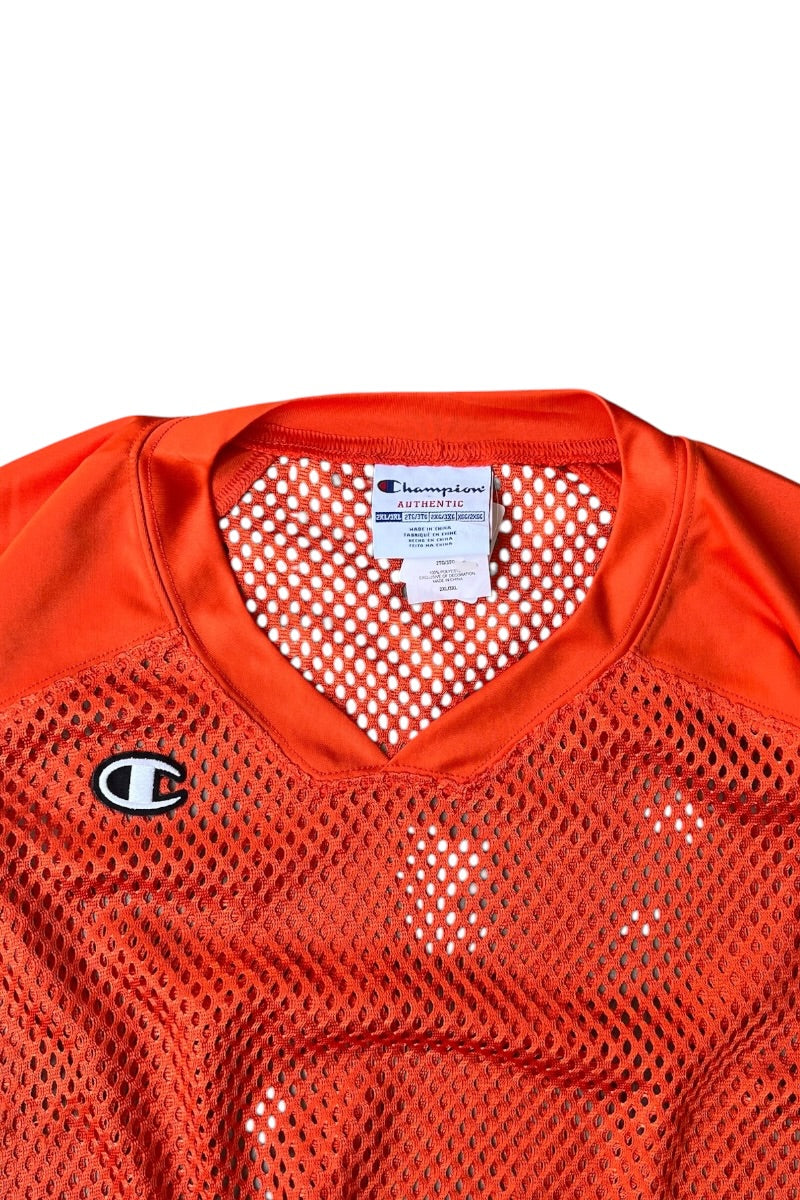 AUTHENTIC MESH T-SHIRT / ORANGE [SIZE: 2XL USED]