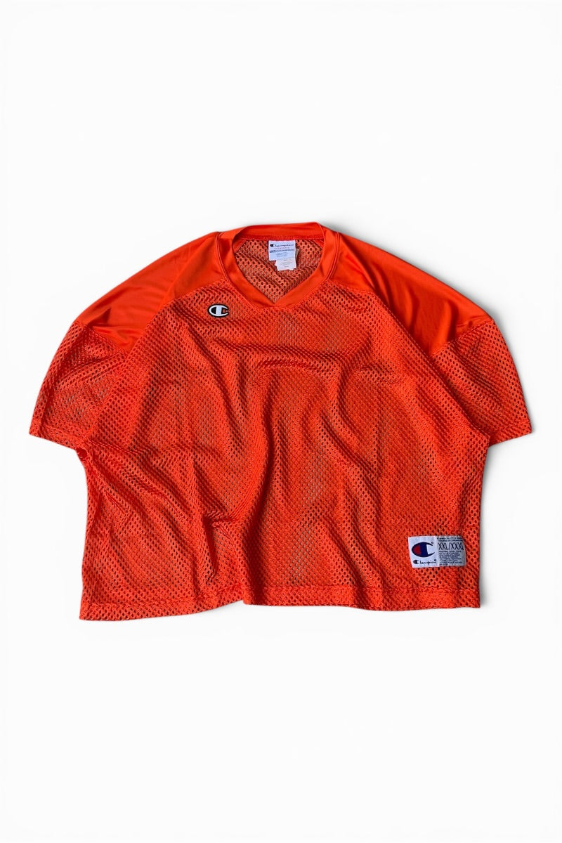 AUTHENTIC MESH T-SHIRT / ORANGE [SIZE: 2XL USED]