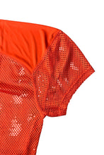 画像をギャラリービューアに読み込む, AUTHENTIC MESH T-SHIRT / ORANGE [SIZE: 2XL USED]
