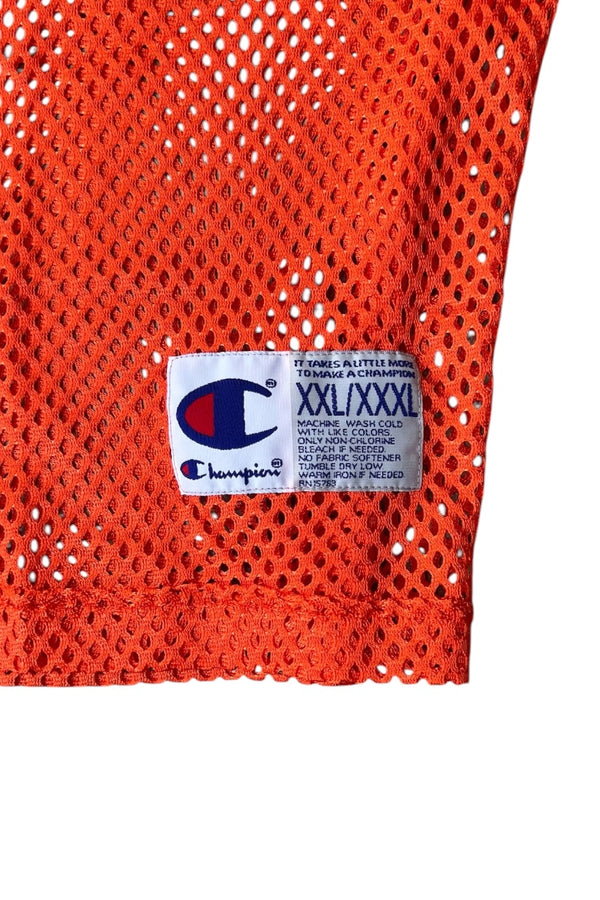 AUTHENTIC MESH T-SHIRT / ORANGE [SIZE: 2XL USED]