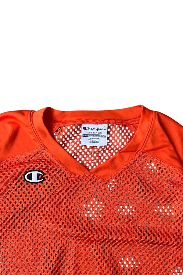 AUTHENTIC MESH T-SHIRT / ORANGE [SIZE: 2XL USED]
