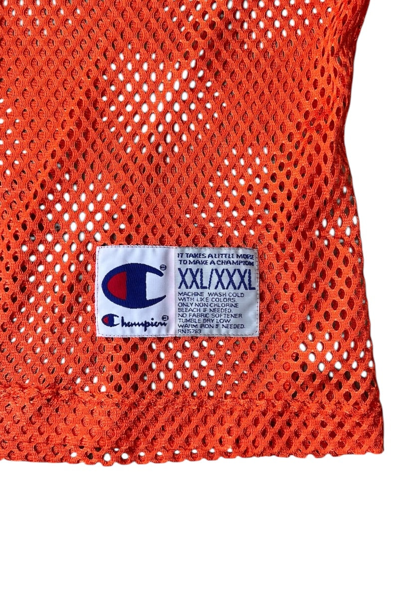 AUTHENTIC MESH T-SHIRT / ORANGE [SIZE: 2XL USED]
