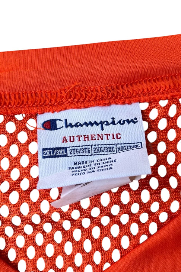 AUTHENTIC MESH T-SHIRT / ORANGE [SIZE: 2XL USED]