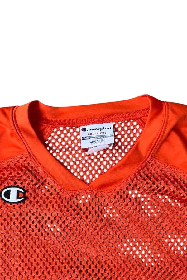 AUTHENTIC MESH T-SHIRT / ORANGE [SIZE: 2XL USED]