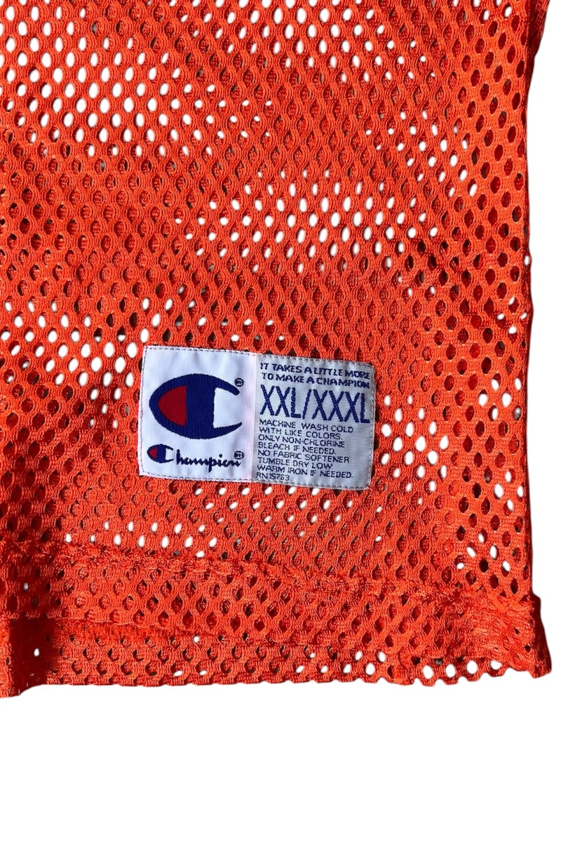 AUTHENTIC MESH T-SHIRT / ORANGE [SIZE: 2XL USED]