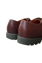 画像をギャラリービューアに読み込む, 90'S PLAIN TOE  LEATHER SHOES / BROWN [SIZE: US8 (26.5cm相当) USED]
