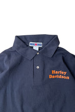 画像をギャラリービューアに読み込む, 90'S S/S HARLEY-DAVIDSON POLO SHIRT / BLACK [SIZE: L USED]
