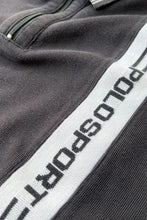 画像をギャラリービューアに読み込む, 90'S HALF-ZIP POLO SHIRT / BLACK [SIZE: L USED]
