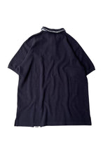 画像をギャラリービューアに読み込む, 90'S HALF-ZIP POLO SHIRT / BLACK [SIZE: L USED]
