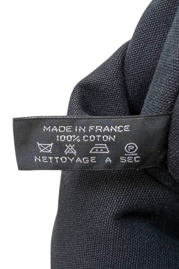 MADE IN FRANCE FOURRE TOUT II CANVAS TOTE BAG / NAVY [SIZE: ONE SIZE USED]