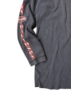 画像をギャラリービューアに読み込む, 90'S HARLEY DAVIDSON HENLEY NECK L/S T-SHIRT / BLACK [SIZE: L USED]
