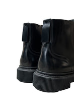 画像をギャラリービューアに読み込む, MADE IN PORTUGAL LEATHER BOOTS / BLACK [SIZE: 41 (26.5cm相当) USED]
