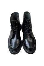 画像をギャラリービューアに読み込む, MADE IN PORTUGAL LEATHER BOOTS / BLACK [SIZE: 41 (26.5cm相当) USED]
