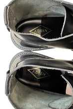 画像をギャラリービューアに読み込む, MADE IN PORTUGAL LEATHER BOOTS / BLACK [SIZE: 41 (26.5cm相当) USED]
