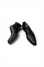 画像をギャラリービューアに読み込む, MADE IN FRANCE 446 PLAIN TOE LEATHER SHOES / BLACK [SIZE: US9 (27cm相当) USED]
