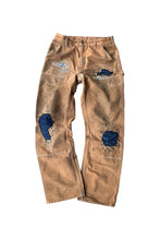 画像をギャラリービューアに読み込む, MADE IN USA 21'S CUSTOM DOUBLE KNEE PANTS / BEIGE [SIZE: 32 USED]
