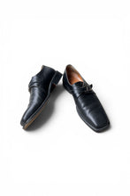 画像をギャラリービューアに読み込む, MADE IN ITALY LEATHER MONK STRAP SHOES / BLACK [SIZE: 41.5 (26.5cm相当) USED]
