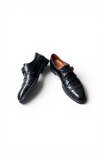 이미지를 갤러리 뷰어에 로드 , MADE IN ITALY DIAMANTE LEATHER LOAFERS / BLACK [SIZE: US9 (27cm 상당) USED]
