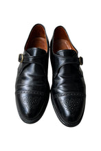 이미지를 갤러리 뷰어에 로드 , MADE IN ITALY DIAMANTE LEATHER LOAFERS / BLACK [SIZE: US9 (27cm 상당) USED]
