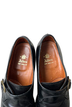 이미지를 갤러리 뷰어에 로드 , MADE IN ITALY DIAMANTE LEATHER LOAFERS / BLACK [SIZE: US9 (27cm 상당) USED]
