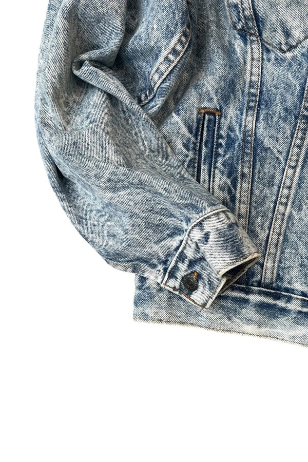MADE IN USA 80'S 57503-0209 4TH TYPE DENIM JACKET / INDIGO [SIZE: XL USED]