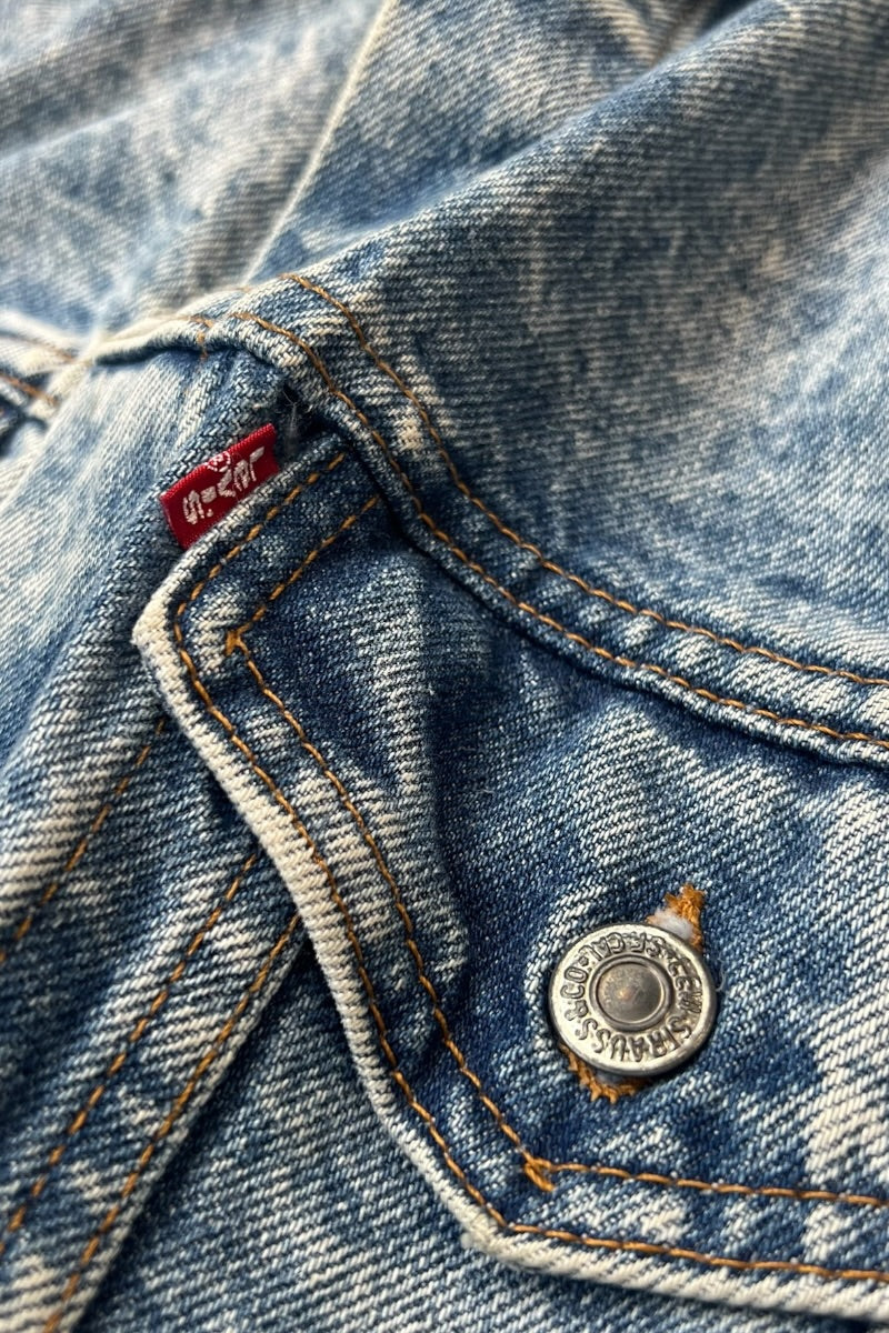 MADE IN USA 80'S 57503-0209 DENIM JACKET / INDIGO [SIZE: XL USED]